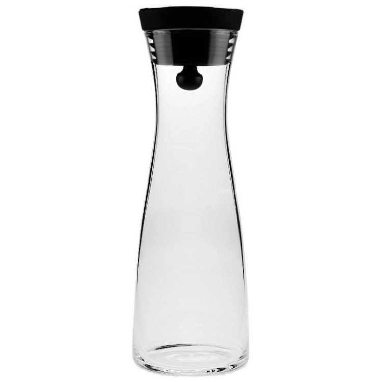 1.8L Borosilicate Glass Pictcher Glass Water Jug, Glass Drinking Pitcher with Silicone Lid