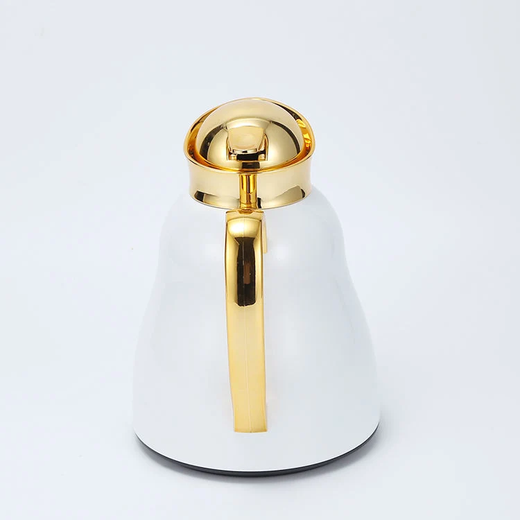 Luxury Arabic Tea Pot Vacuum Tea Flask Household Stainless Steel Inner Glass Custom Hot Water Vacuum Flask Coffee Pot