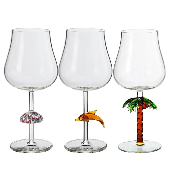 Creative Halloween Goblet Ghost Hand Champagne Glass Hand Glass Alloy Base Ghost Festival Glass Cup Goblet Wine Cup 