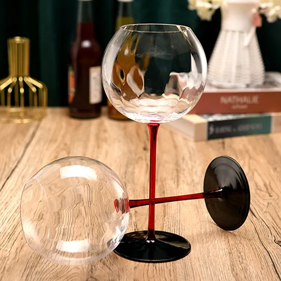 Shunstone Luxurious 850ml Burgundy Wine Glass Household European Crystal Apple