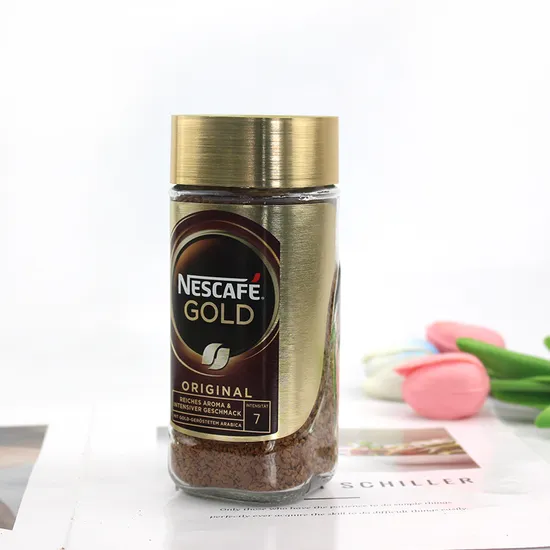 100ml Transparent Empty Square Glass Food Coffee Bean Storage Jar with Cap 