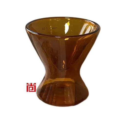 1 Oz Fashionable Various Color Glass Measuring Cup 