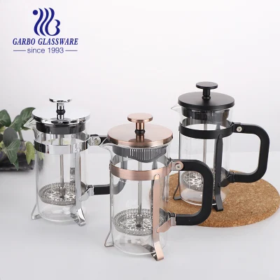 Gabo Nice Designs Black Press French for Coffee or Tea Glassware Pitcher Tableware for Drinking French Press Gafetiere