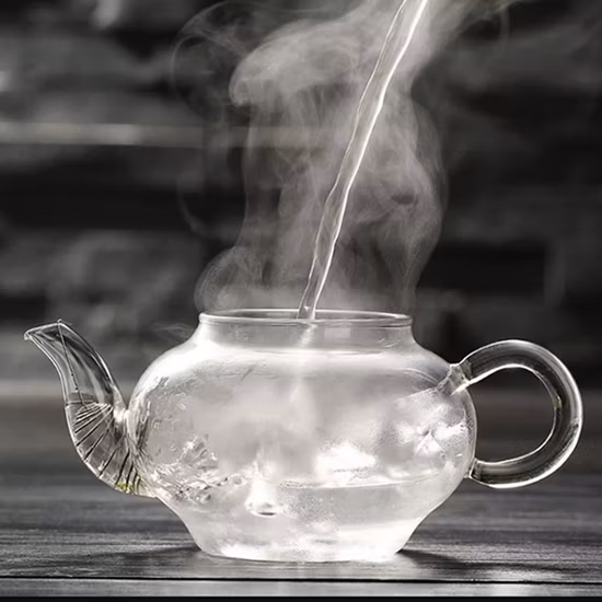 200ml Mini Small High Borosilicate Glass Teapot Set Kettle Glass Tea Pot