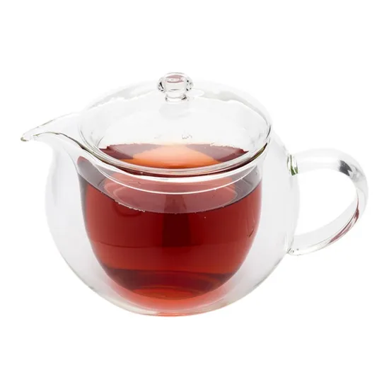 Online Top Selling Selers Hot Sale High Borosilicate Glass Wall Tea Set with Teapot Infuser Tea Gift for Fathers Day 
