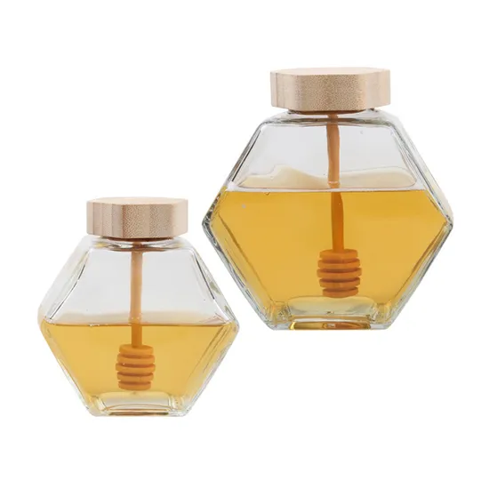 China Hexagon, Square, Round High Borosilicate Glass Jar Manufacturer for Honey/Jam/Pickle/Coffee/Candle/Mason/Pudding/Yogurt/Grain/Pasta/Kitchen Food Storage 