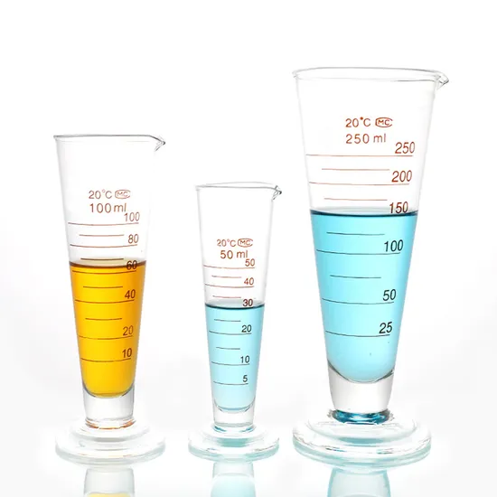 Glass Measuring Cup Triangle Measuring Cup for Laboratory Glassware 