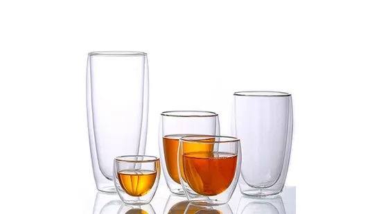 Handmade Double Spout Small Glass Measuring Cup 80ml 
