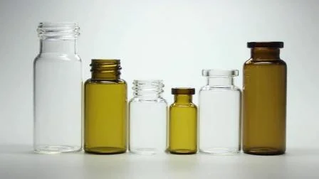 Medical or Cosmetic Clear and Amber Tubular or Moulded Glass Bottles