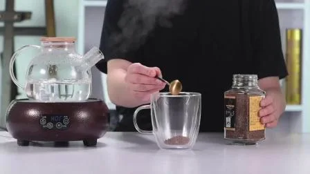 500ml Pyrex Glass Tea Pot with Wooden Handle Vintage Teapot